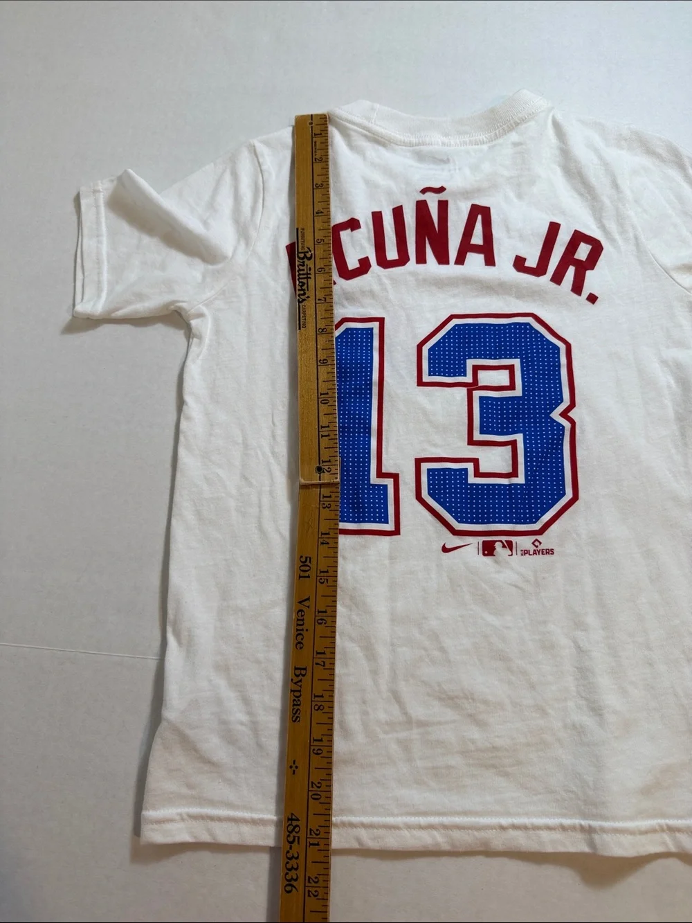Youth Nike Atlanta Braves Acuna Jr. Tee Shirt